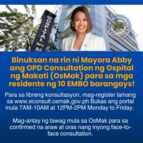 econsult osmak gov ph|Libreng online konsulta sa Makati .